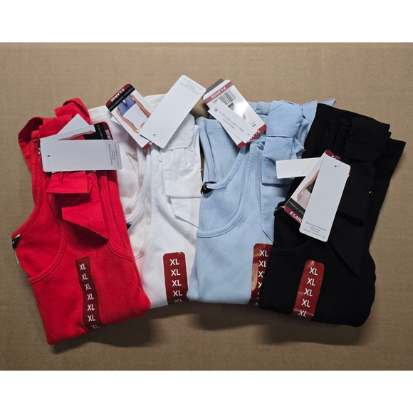 Women's French Connection Ribbed Tank Top XL *4 Pack Bundle - Picture 3 of 8